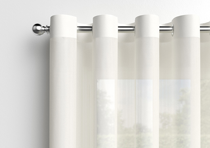 Pavia Voile, White Primrose - Made to Measure Curtains - Image 13